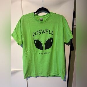 Gildan Bright Green Graphic T-Shirt